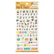 KAMIO JAPAN 行事曆透明標記貼紙 迪士尼 小熊維尼 橙