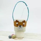 手縫ok!－柴犬環保杯套(簡易拼布材料包)