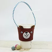 手縫ok!－熊寶環保杯套(簡易拼布材料包)