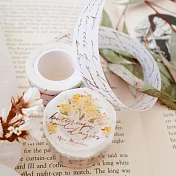 【Meow Illustration】毛茛與雛菊紙膠帶 - 特油不含離型紙