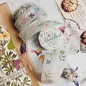 【Meow Illustration】葉瓣小碎花 和紙膠帶 - 特油