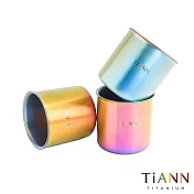 【鈦安純鈦餐具 TiANN】純鈦雙層品茗杯 雙層杯 250ml