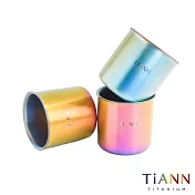 【鈦安純鈦餐具 TiANN】純鈦雙層品茗杯 250ml