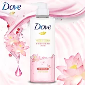 DOVE多芬 微米淨透水感沐浴露 舒緩荷花 500G