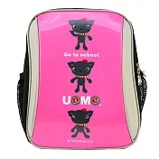 UnMe 3037低年級輕量後背書包鏡面粉紅