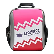 UnMe 3276賽車風輕量後背書包桃紅