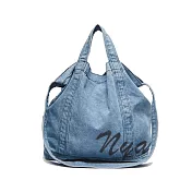 【Nya】率性丹寧布包-淺藍