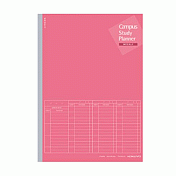 KOKUYO Campus筆記本計畫罫A5-週間時間軸-深粉