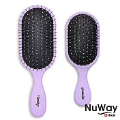 【施魔梳】小資女必備髮品-熱賣兩件組(紫色)