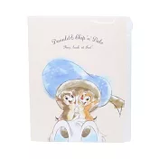 KAMIO JAPAN A4 6層檔案資料夾 附夾鍊袋 唐老鴨 奇奇蒂蒂