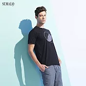 【ST.MALO】消臭抗菌XT2銀纖維男上衣-1961MTM曜石黑