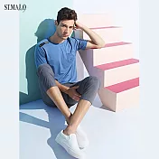 【ST.MALO】消臭抗菌XT2銀纖維男上衣-1962MTM尼羅藍