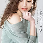 【KISSDIAMOND】長版針織披肩薄款防曬罩衫外套(涼感/百搭/輕薄/親膚/六色 M-2XL可選)M豆綠