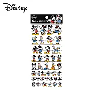【日本正版授權】米奇 米妮 貼紙 4種尺寸 日本製 手帳貼 迪士尼 154465