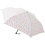 【estaa】一震速乾！日本FLOATUS超防撥水抗UV晴雨折傘 ‧紅桃小花