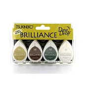 【Tsukineko 月貓】亮彩水滴印台四色組-大地色 Earth Tone