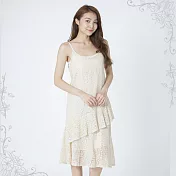 【2F韓衣】細肩簍空修身洋裝-F膚