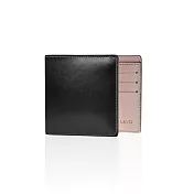 【LIEVO】 GRACE - 水蠟皮短夾_率性黑