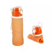 仁舟淨塑 捲捲矽水瓶-朝陽橘