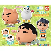 【日本正版授權】全套4款 蠟筆小新 造型扭蛋 P4 扭蛋/轉蛋 造型轉蛋/環保蛋殼 377375