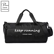 P.travel 圓筒運動包-S黑色