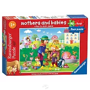 【德國Ravensburger拼圖】媽媽與寶貝們-地板拼圖-16片