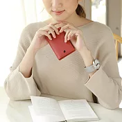 MONDAINE 瑞士國鐵國徽系列名片夾 - 紅