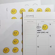 oh lolly day 情緒表情貼紙-微笑橘子