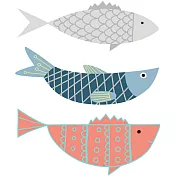 韓國進口熱轉印貼紙-魚