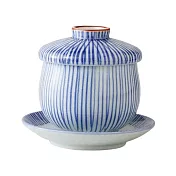 【西海陶器】波佐見燒茶碗蒸碗(附台皿) ‧花十草