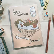 LittleLu x Dimanche 2020 Sweet Sweets 手帳 [布丁]