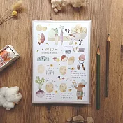 Liang Feng x Dimanche 2020 涼丰水彩手帖 [野菜集-洋芋]