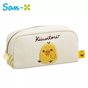 【日本正版授權】拉拉熊 小雞 帆布 筆袋/鉛筆盒 懶懶熊 Rilakkuma