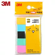 (2入1包)3M五色狠黏標籤紙SSP-5BH-B3