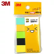 (2入1包)3M五色狠黏標籤紙SSP-5BH-B5