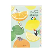 MIDORI POCKET DIARY 2020手帳(月雙週)A6-小鳥