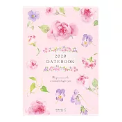 MIDORI POCKET DIARY 2020手帳(月單週)B6-鄉村花漾