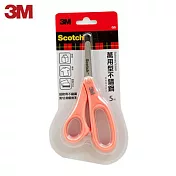 3M Scotch 萬用型不鏽鋼事務剪刀5吋橘