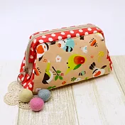 手縫ok!－幸福鳥支架口金包(拼布材料包)