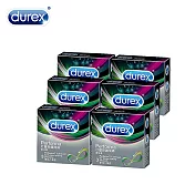 【Durex 杜蕾斯】飆風碼保險套3入*6盒