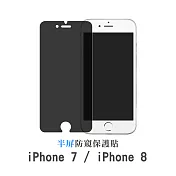 【Cap】半版防窺鋼化玻璃貼i7/i8