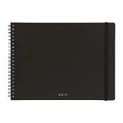 【Mark’s】EDiT多功能網點筆記本B5(附便利貼) ‧深夜黑