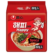 【農心】快樂拉麵(香辣味)(106g*4包)