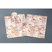 英國『OTTER HOUSE』禮物包裝紙（花與鳥）