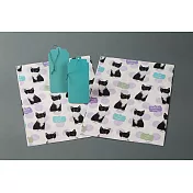 英國『OTTER HOUSE』禮物包裝紙（小貓與斑點）