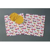 英國『OTTER HOUSE』禮物包裝紙（彩虹蝴蝶）