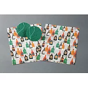 英國『OTTER HOUSE』禮物包裝紙（瓶子）