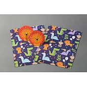 英國『OTTER HOUSE』禮物包裝紙（叢林派對）