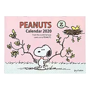 【Sanrio 三麗鷗】2020寬型掛曆_史努比SNOOPY
