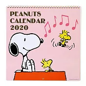 【Sanrio 三麗鷗】2020掛曆_史努比SNOOPY(大)